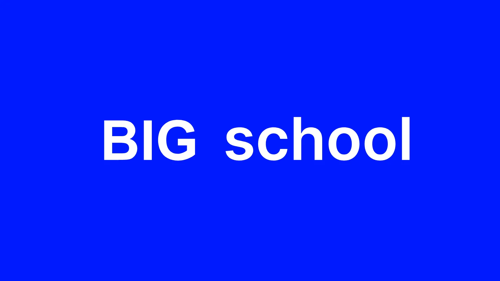 Logotipo de Big School